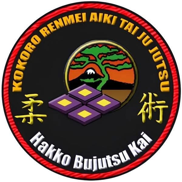 Logo Kokoro Renmei Aiki Tai Ju Jutsu - Hakko Bujutsu Kai
